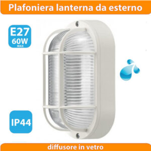 Tartaruga 60W con Griglia in Plastica Bianca